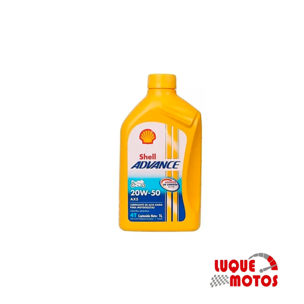 Aceite Shell 20w50 amarillo ax5